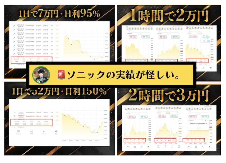 大川智宏のソニックの実績が怪しい